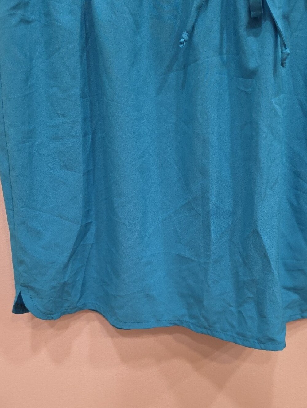 Soho Apparel Turquoise Drawstring Skort - Picture 3 of 8